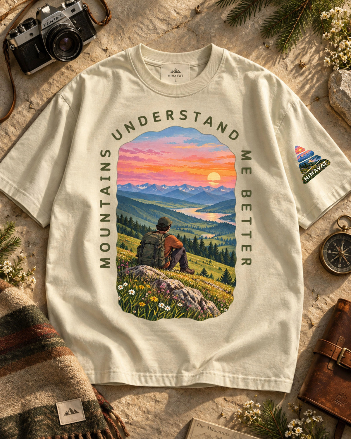 The Mountains Get Me Oversized T-Shirt | CLASSICS