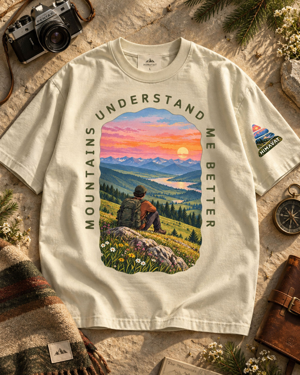 The Mountains Get Me Oversized T-Shirt | CLASSICS