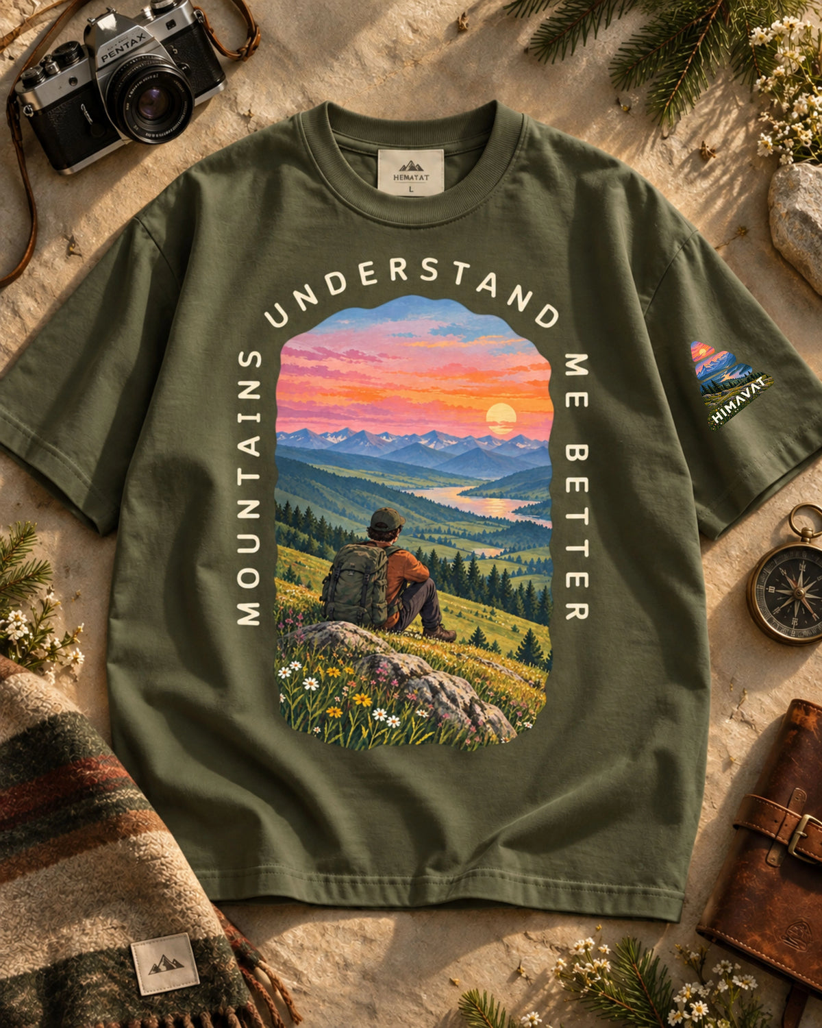 The Mountains Get Me Oversized T-Shirt | CLASSICS