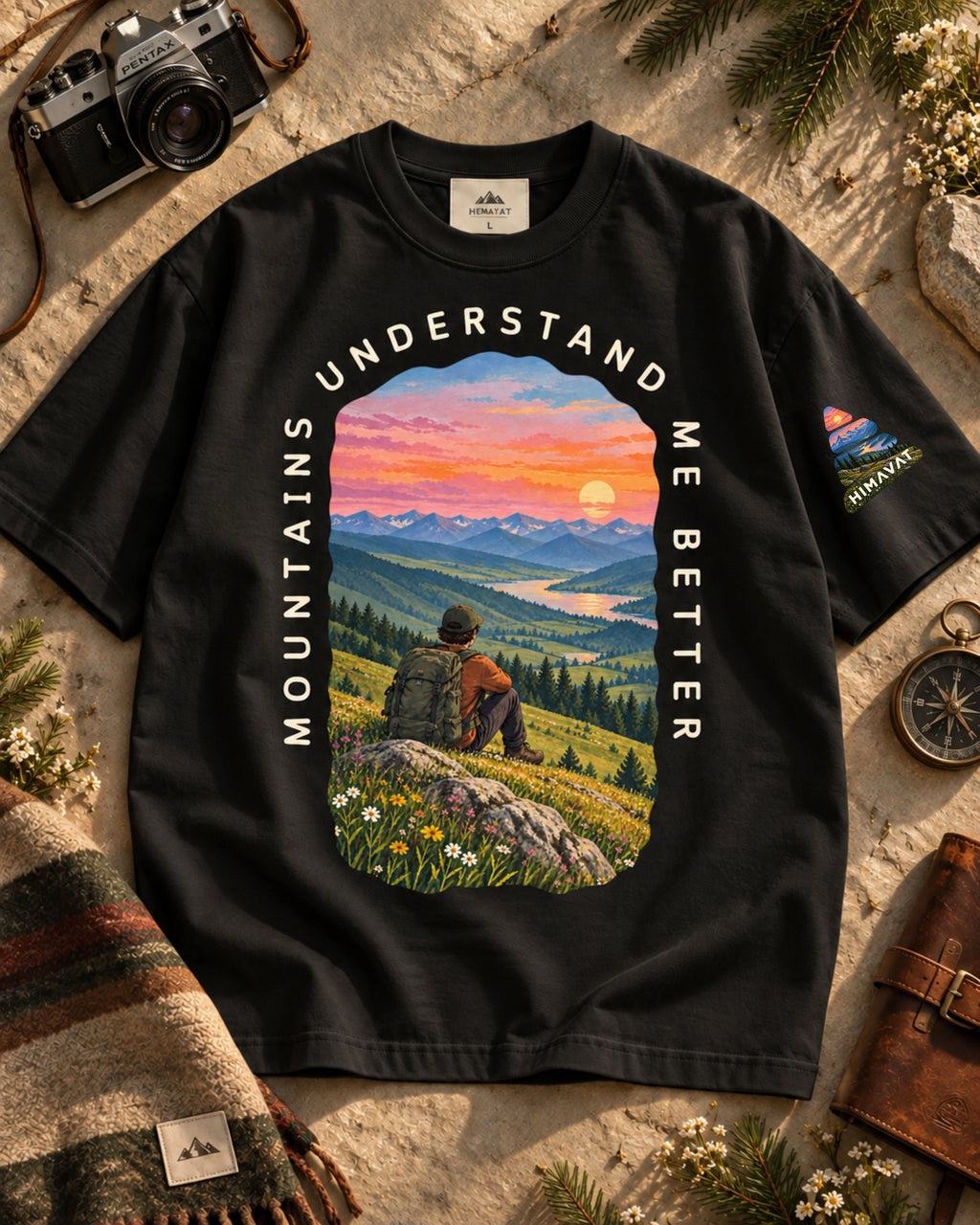 The Mountains Get Me Oversized T-Shirt | CLASSICS