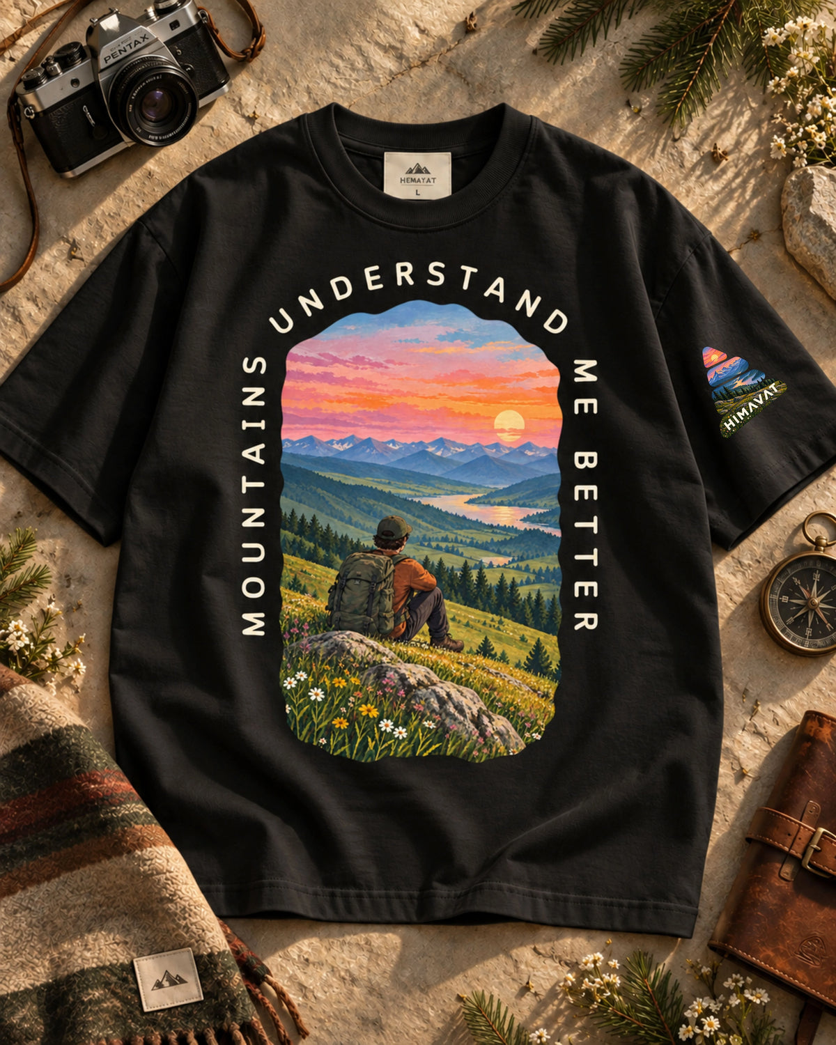 The Mountains Get Me Oversized T-Shirt | CLASSICS