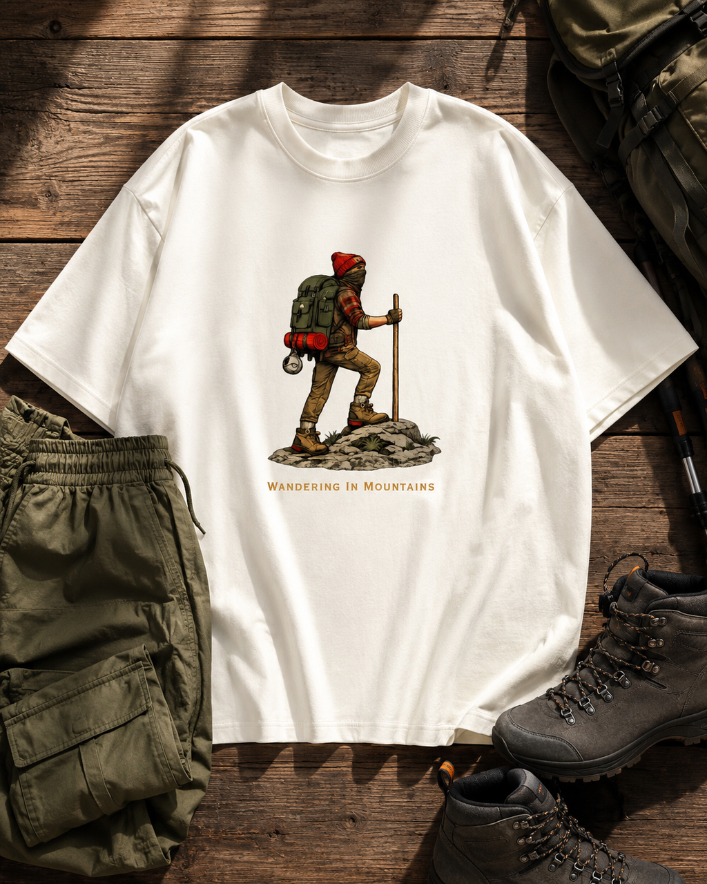 Wandering In Mountains T-shirt