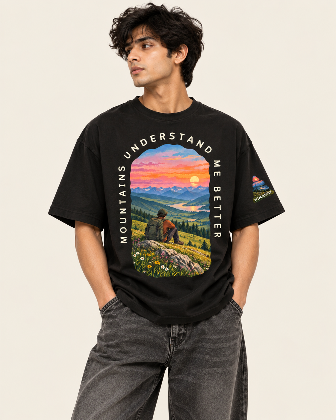The Mountains Get Me Oversized T-Shirt | CLASSICS