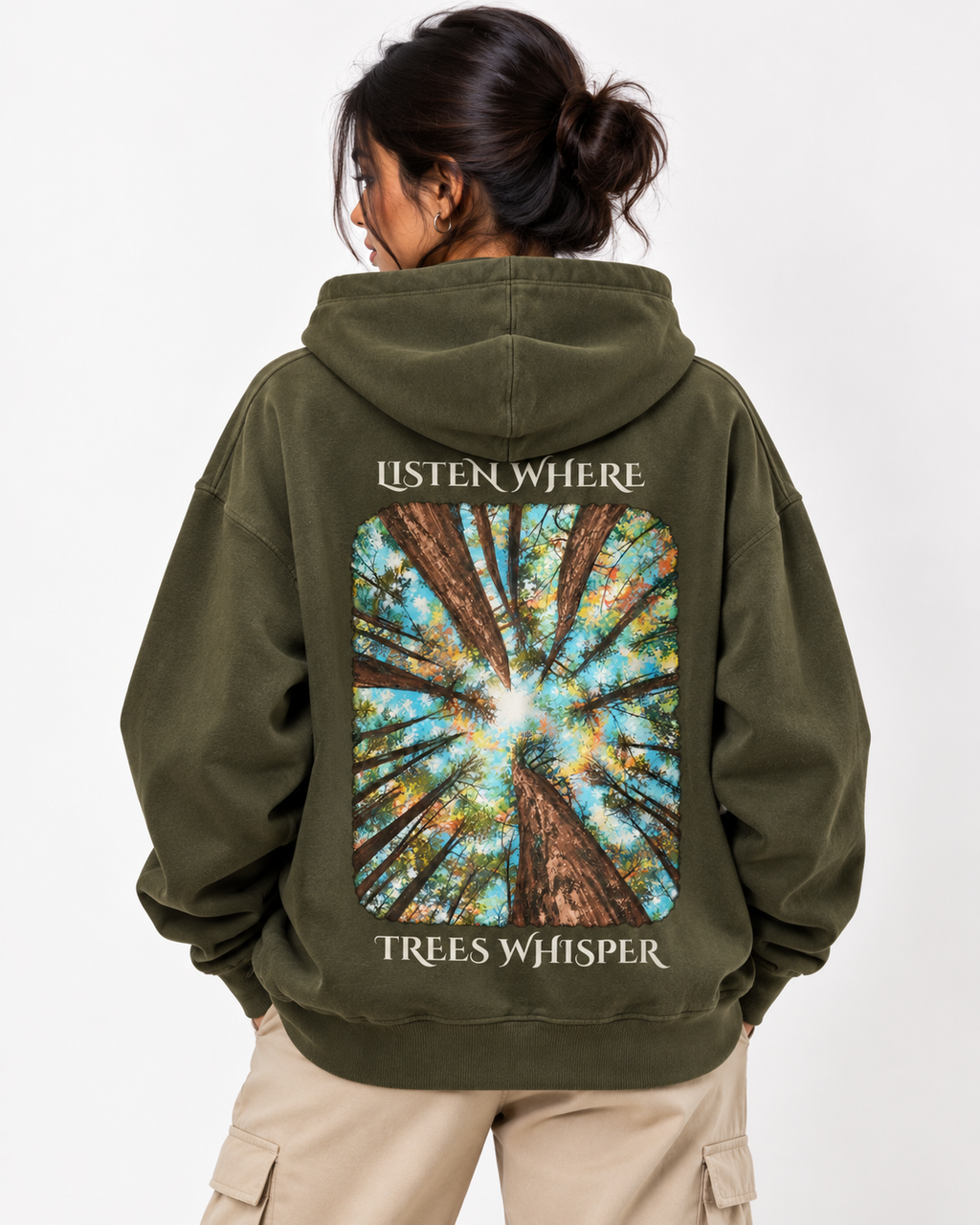 Listen Where Tree Whispers Hoodie