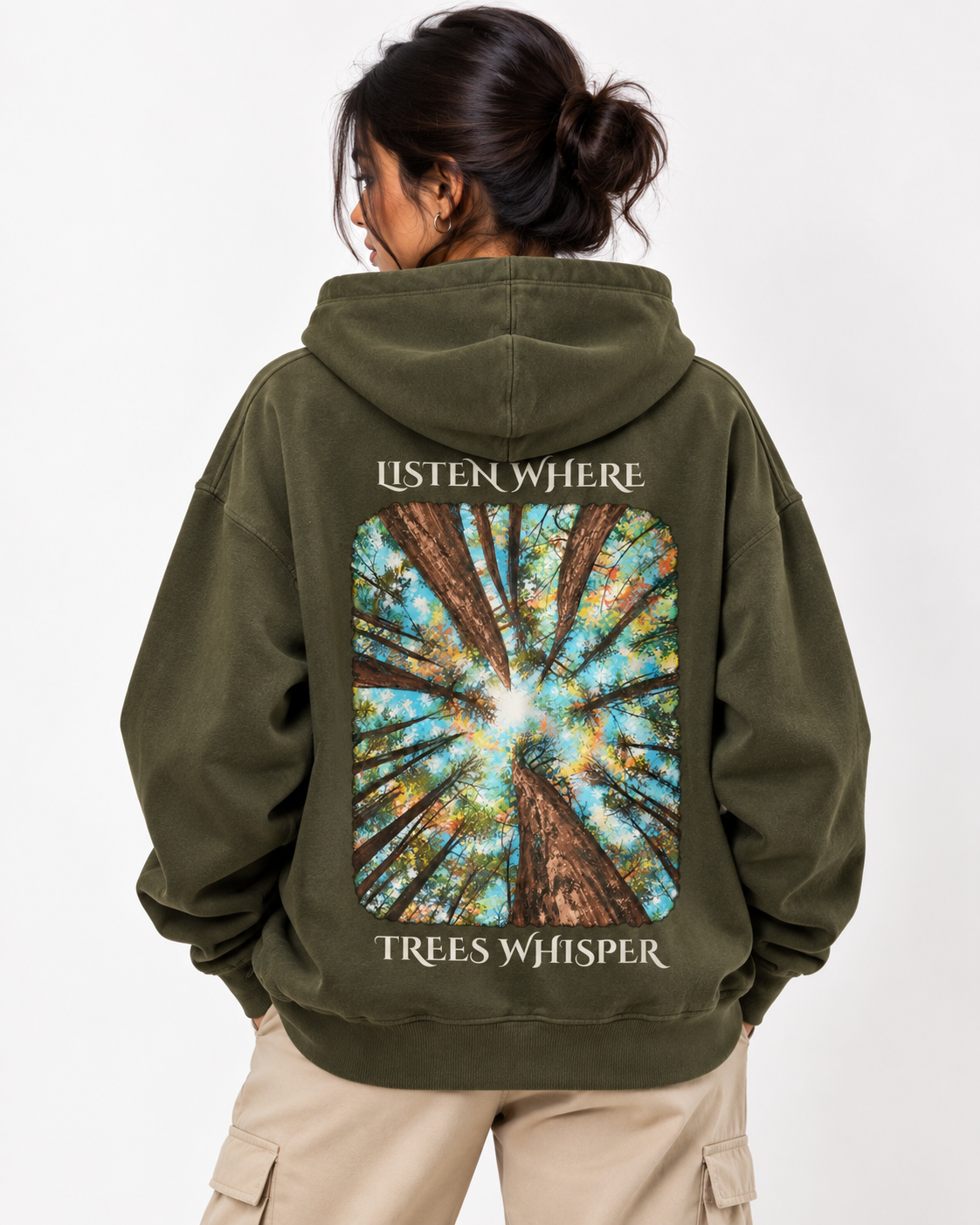 Listen Where Tree Whispers Hoodie
