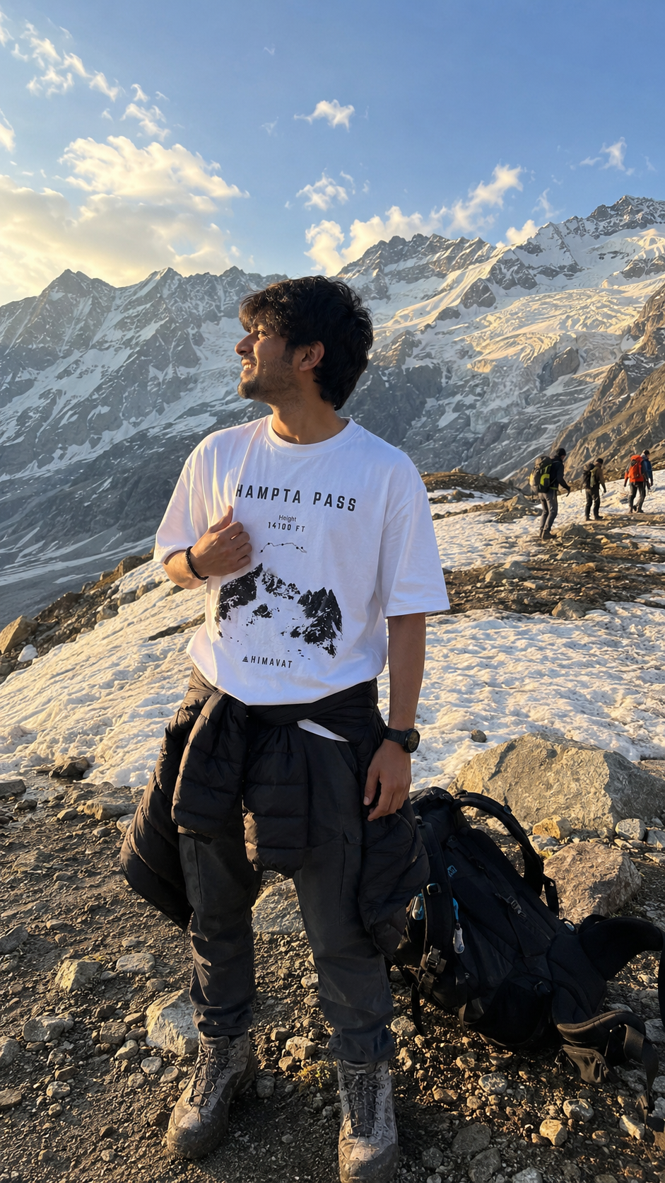 Winter Hampta Pass Proof T-Shirt