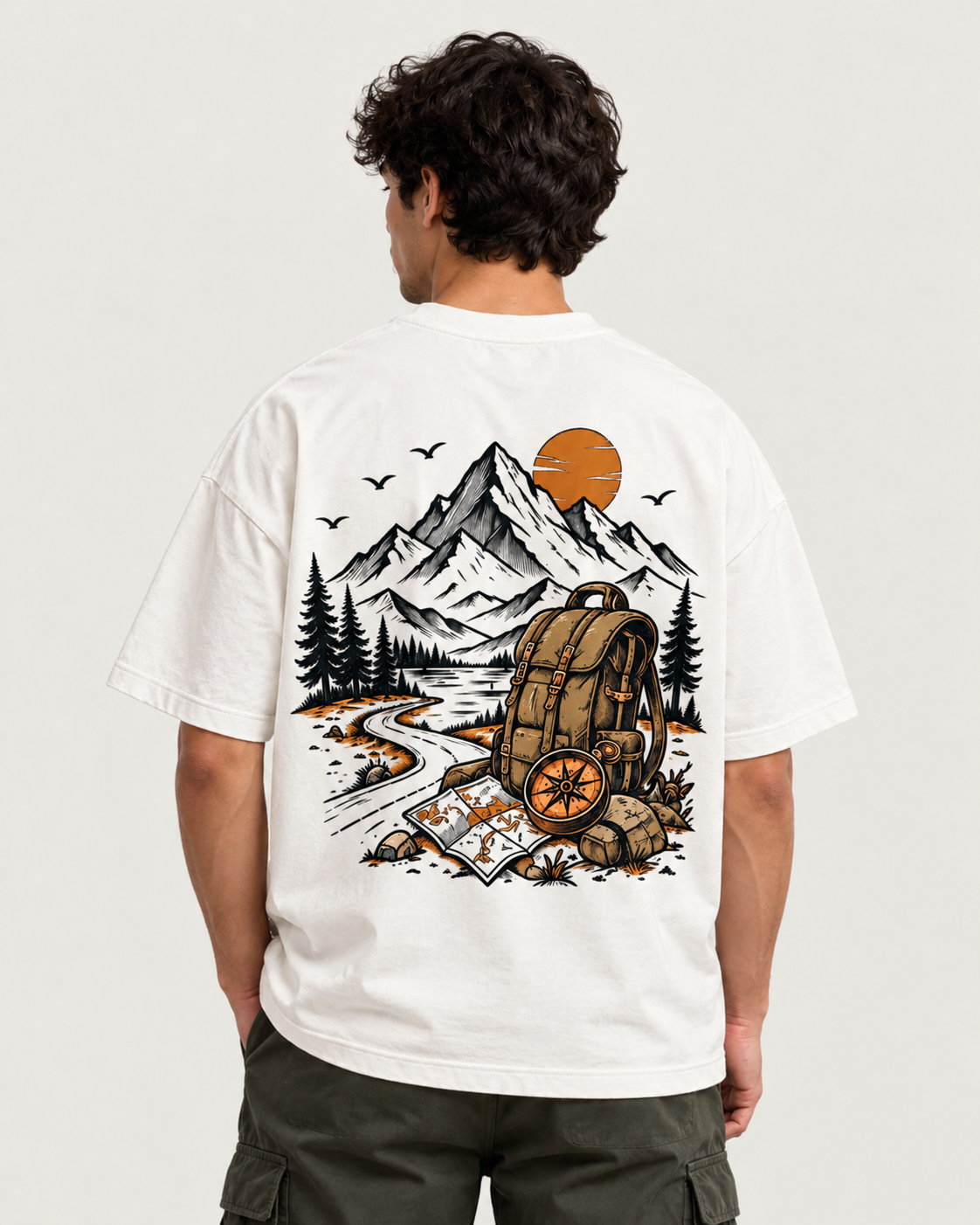 Mountain Soul Path to Eternal Oversized T-Shirt | CLASSICS