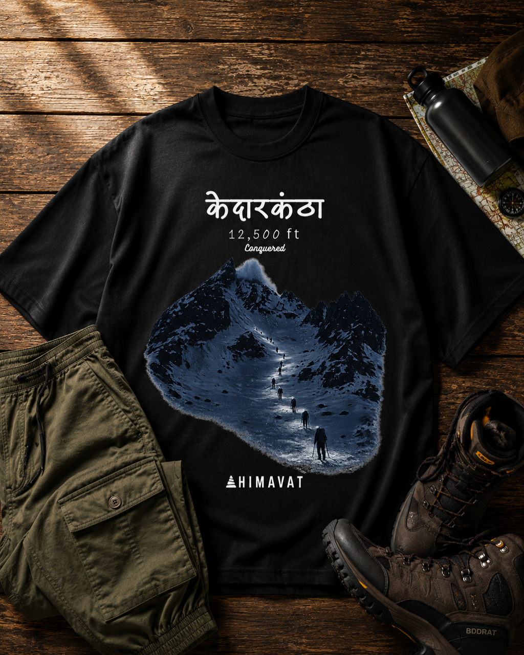 Kedarkantha Conquered T-Shirt
