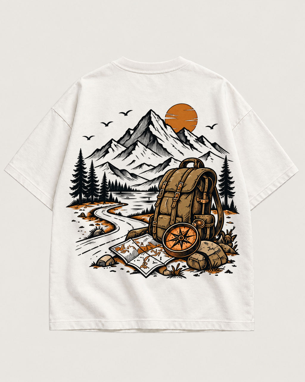 Mountain Soul Path to Eternal Oversized T-Shirt | CLASSICS