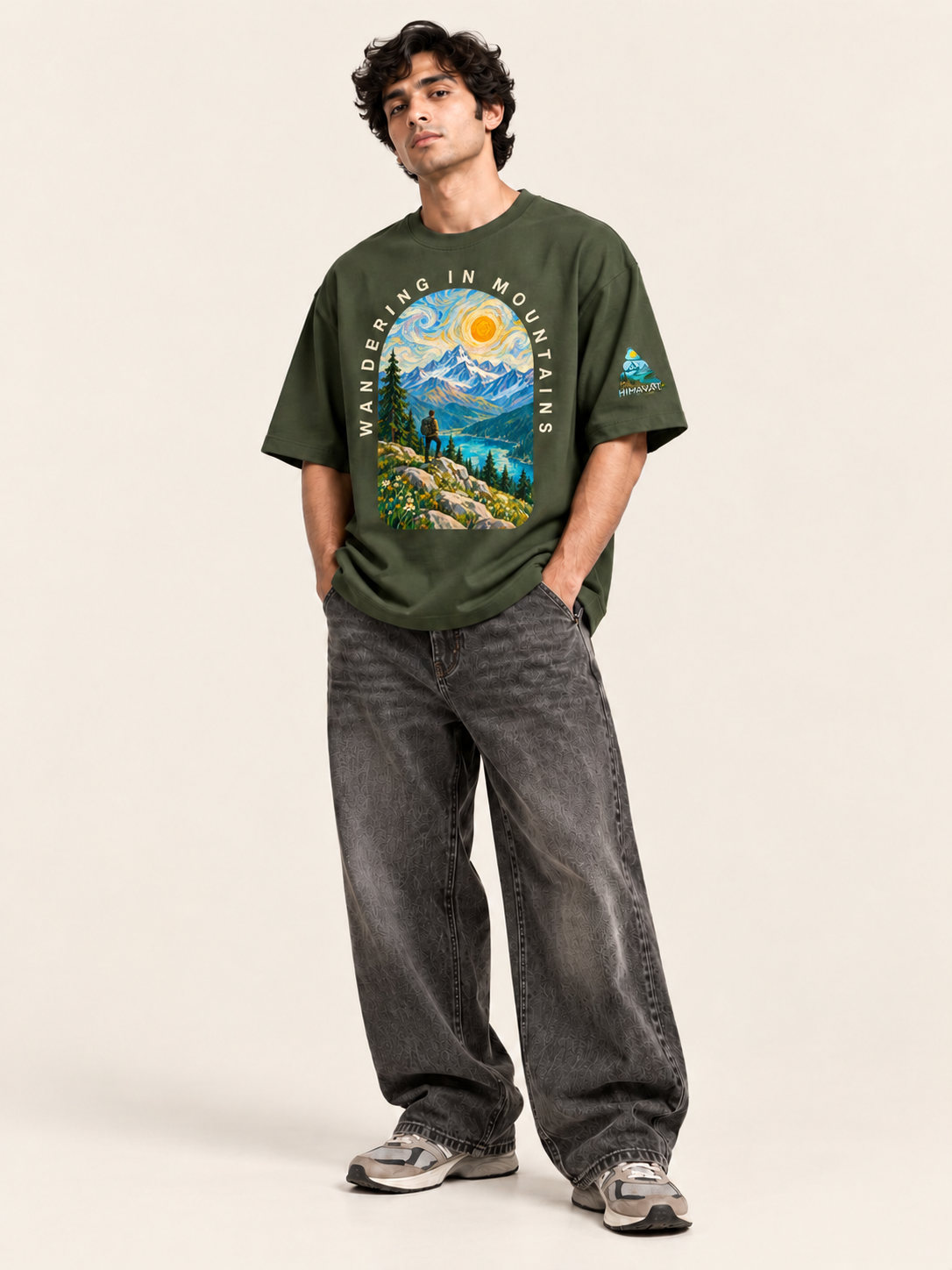 Mountain Wanderer Oversized T-Shirt | CLASSICS