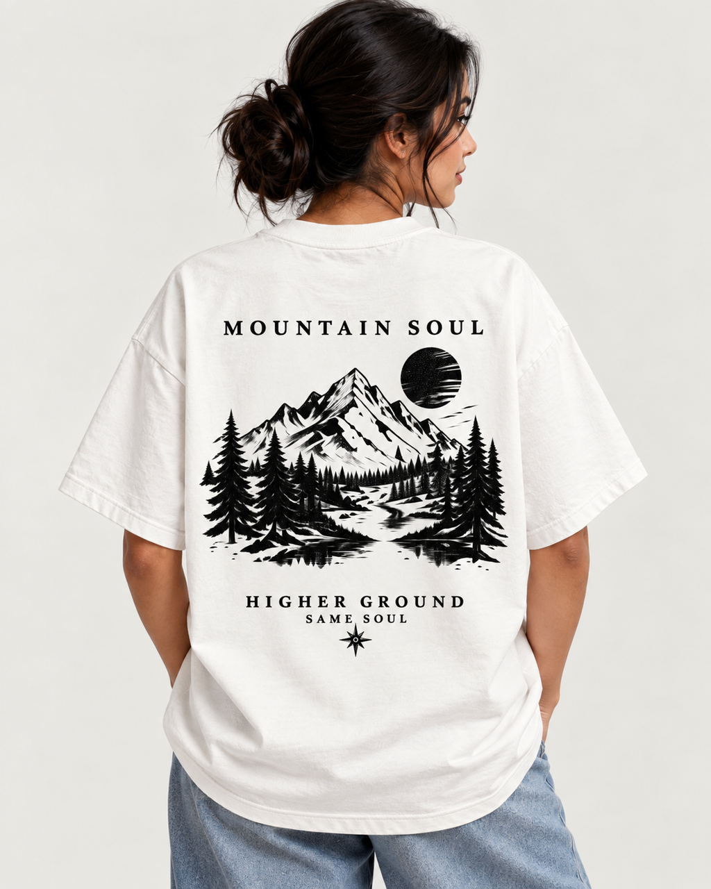 Mountain Soul Higher Ground Oversized T-Shirt | CLASSICS