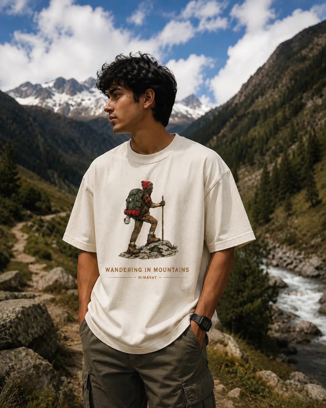 Wandering In Mountains T-shirt