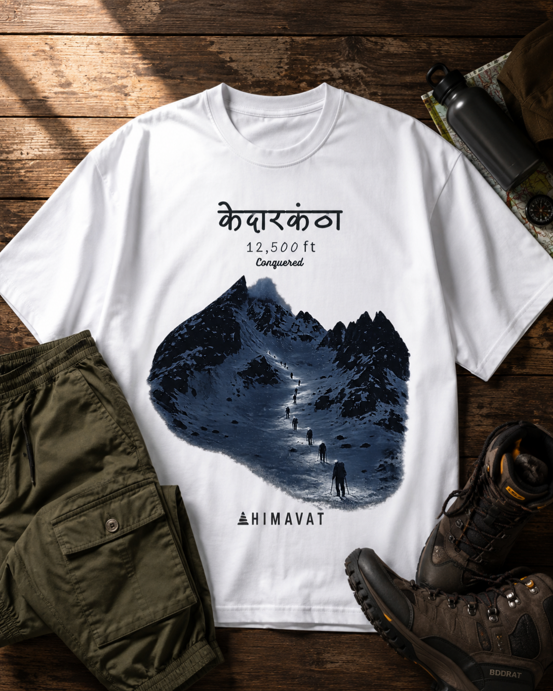 Kedarkantha Conquered T-Shirt