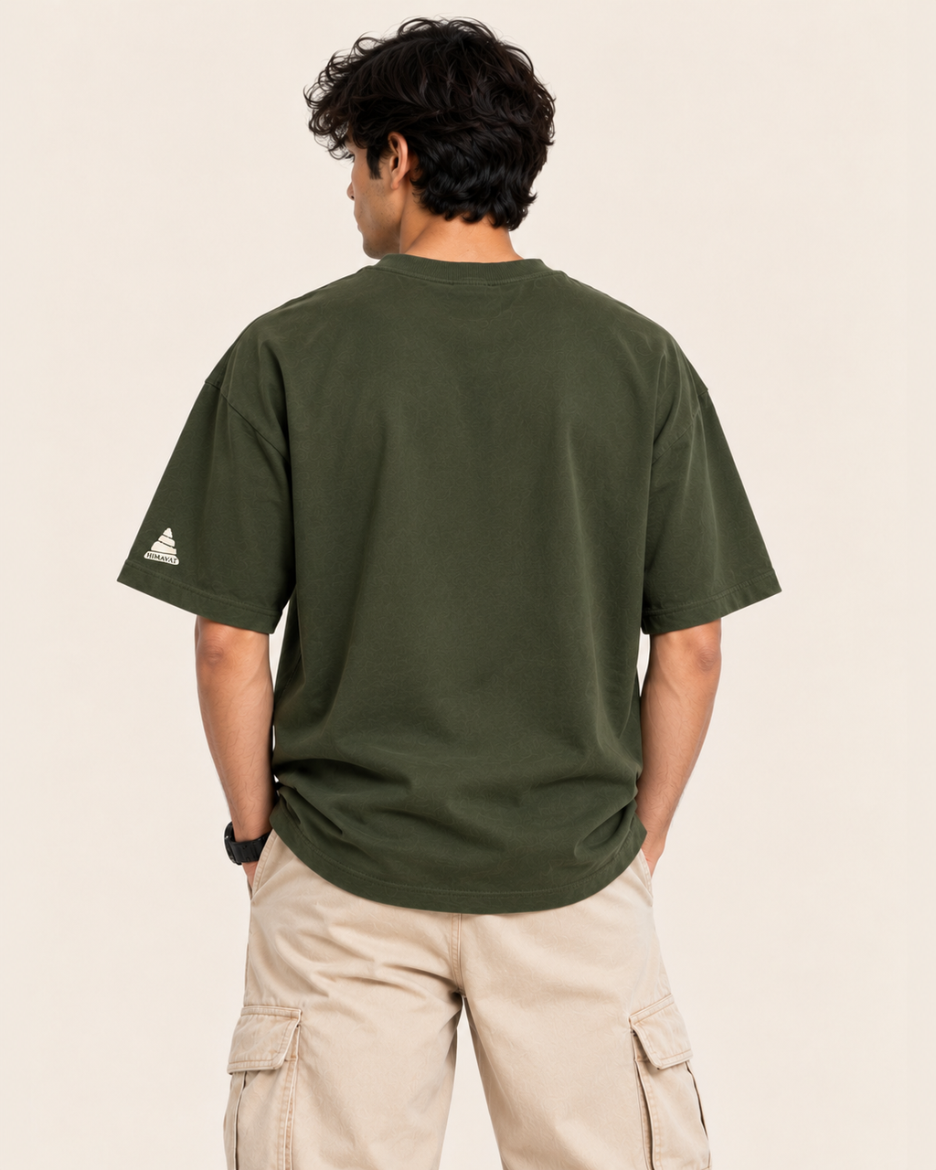 The Wild Reminds Oversized T-shirt | Olive Green
