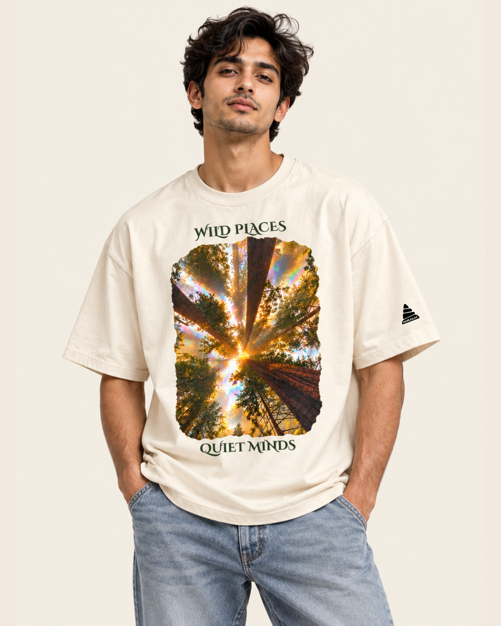Wild Places Oversized T-shirt | Offwhite