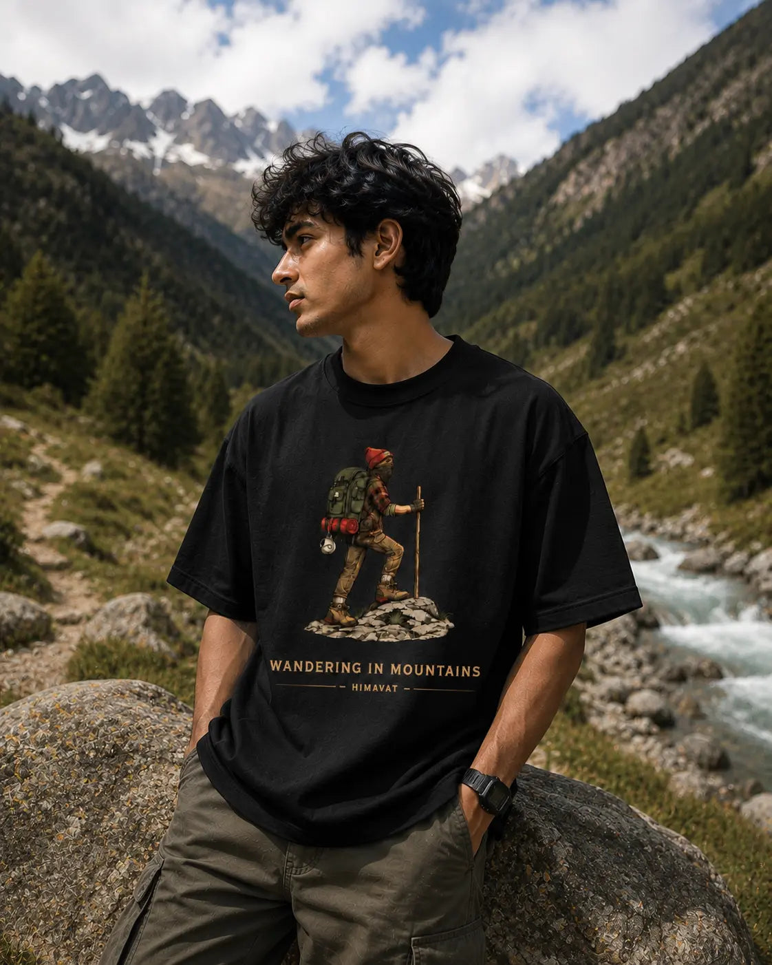 Wandering In Mountains T-shirt
