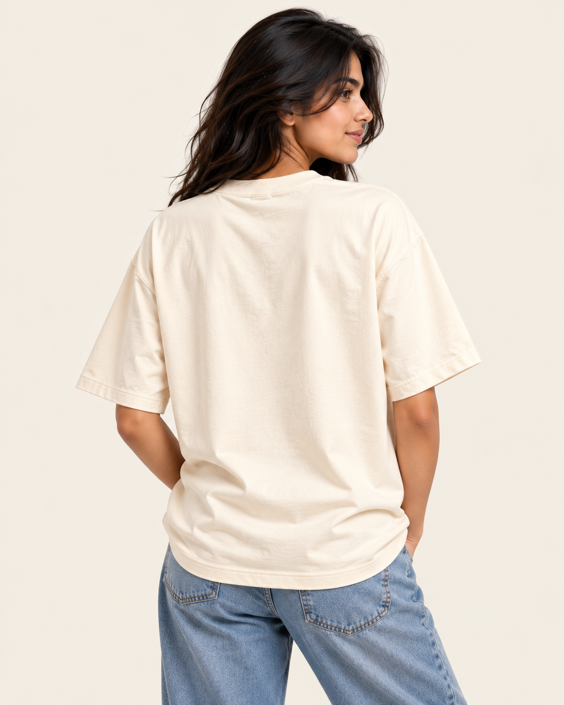 Tree Whisper Oversized T-shirt | Offwhite