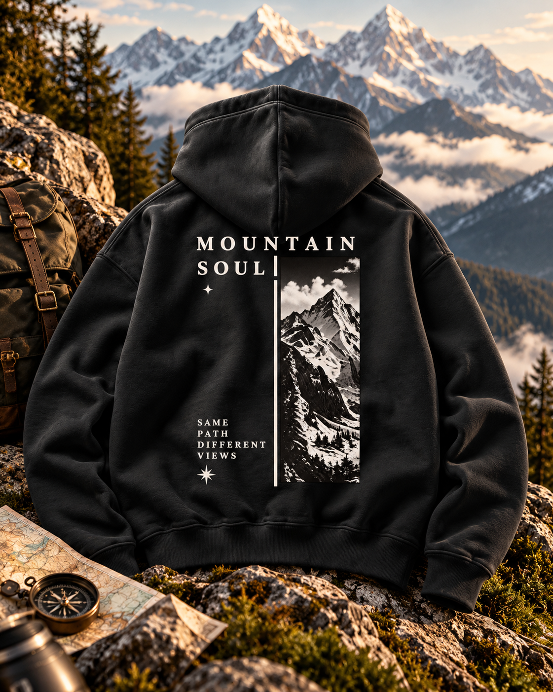 Mountain Soul Same Path Hoodie